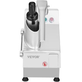 Food Processor & Vegetable Chopper, 2 Feeding Holes Food-Grade Stainless Steel Food Processor Chopper with Detachable 6 Blades