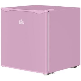 Countertop Mini Freezer, Compact Upright Freezer with Removable Shelves, Pink (Option: Pink-510x465x530 mm)